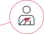Icon showing question - Is the patient symptomatic?