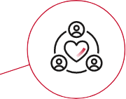Icon showing question - Carefully evaluate the patient’s technical suitability and risk-benefit ratio of intervention modes with the Heart Team