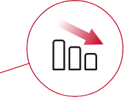 Icon showing question - Excercise test: Does the patient have symptoms or a fall in BP below baseline?